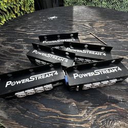 Set of 5 Chauvet DJ PowerStream 4 Power Distribution Blocks - Pro Lighting Gear