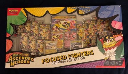 Pokémon Mega Evolution Ascended Heroes Focused Fighter Premium Collection