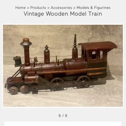 Antique Wood Train