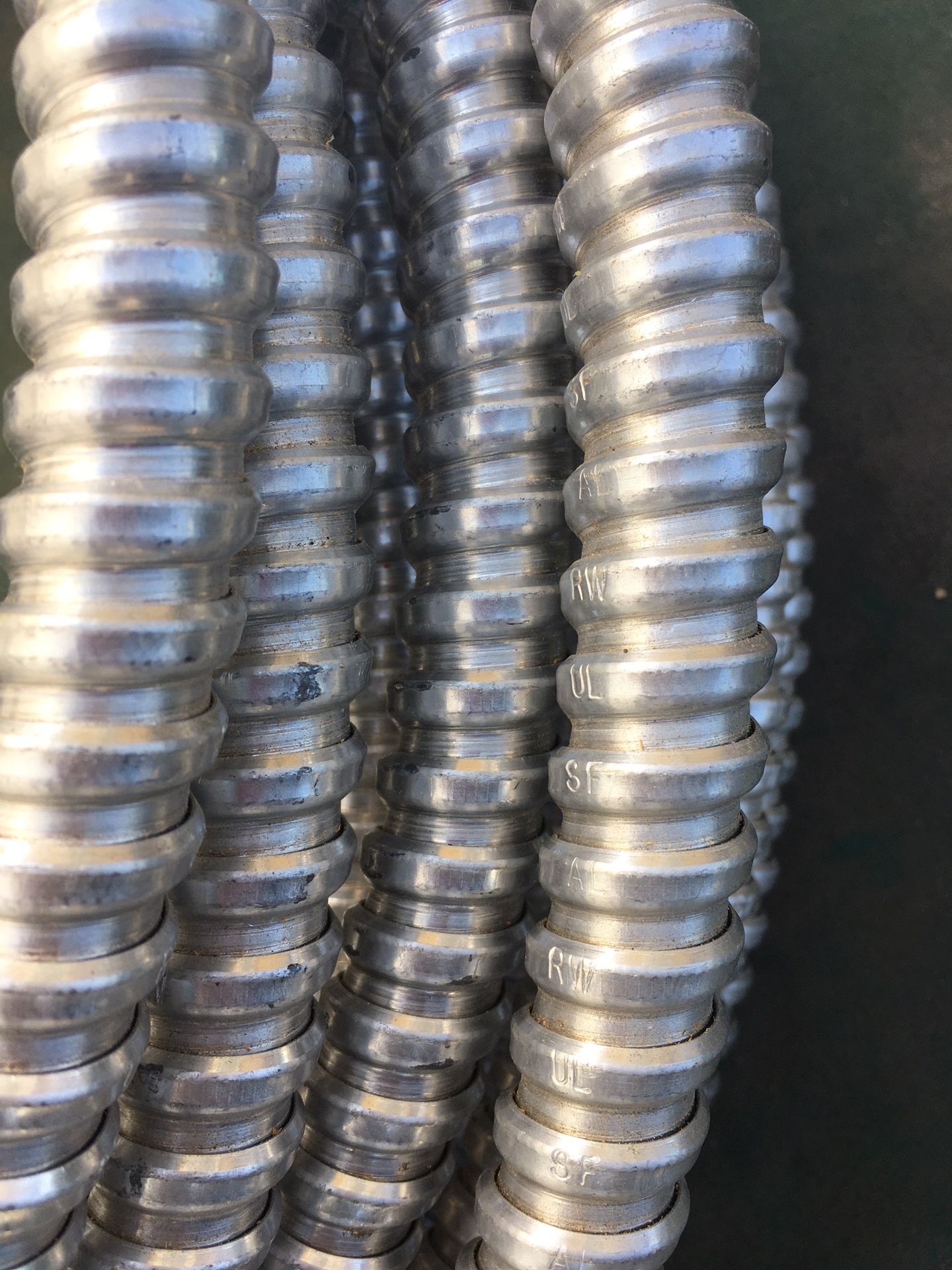 Conduit, Flexible Aluminum, 85 Feet