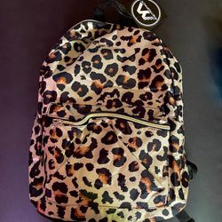 Chettah Print Backpack