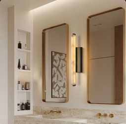Hokku designs Dimmable LED Wall Mounted Sconce With Alabaster Shade