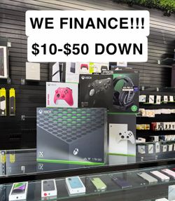 XBOX SERIES X WITH BUNDLES AVAILABLE **WE FINANCE/NO CREDIT**