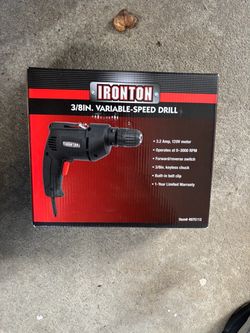 3/8” variable speed drill