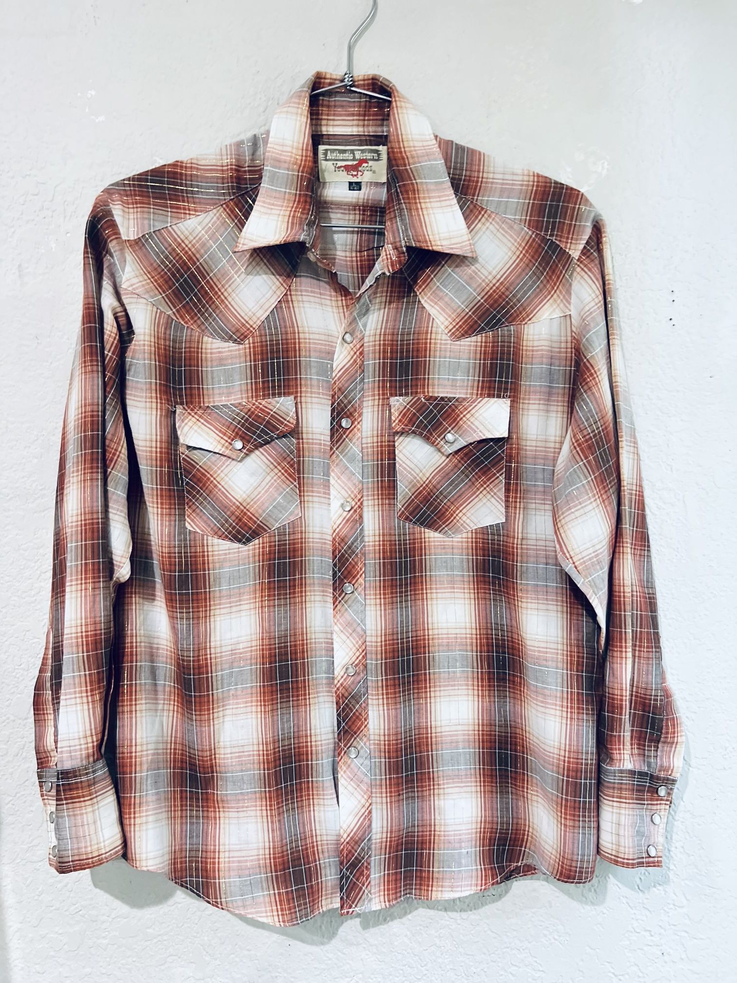 Authentic Western Men’s Shirt Size L