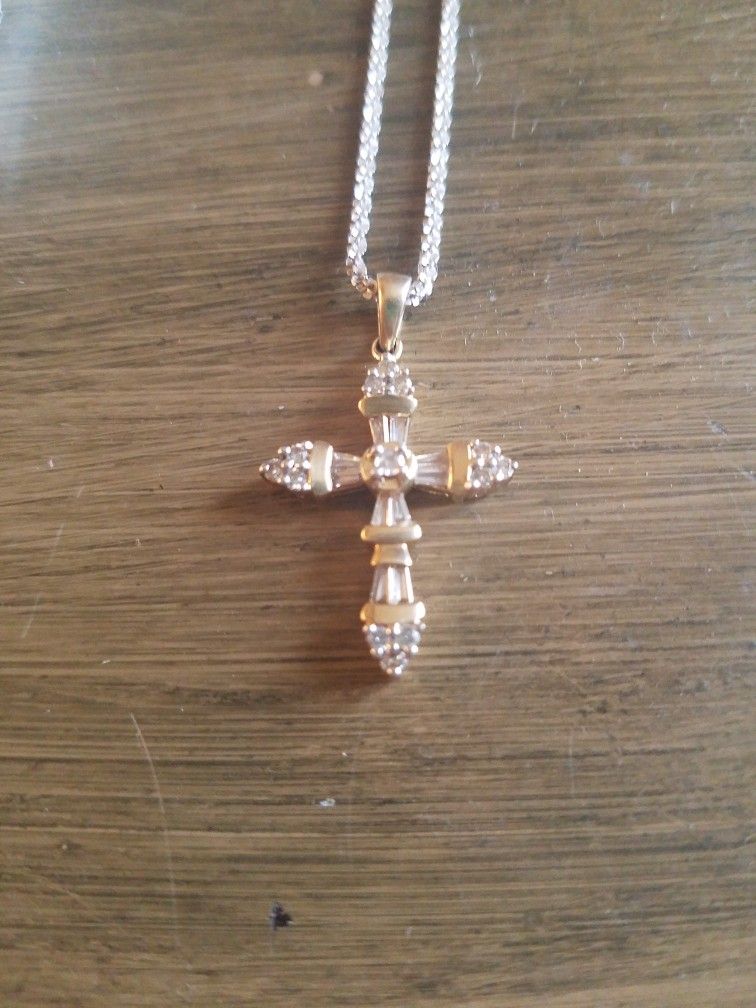 Diamond Cross Pendant