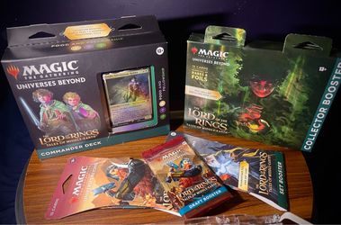 MTG LOTR Collector Booster + Commander Deck + Draft Booster x2 + Set Booster