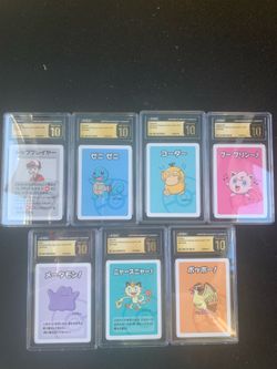 Pokemon Old Maid graded slabs