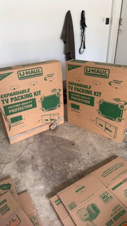 Two TV packing kits for moving