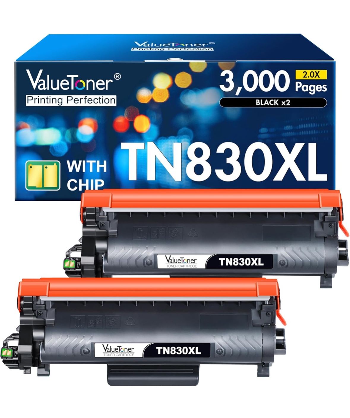 TN830XL Toner for Brother Printer 2-Black