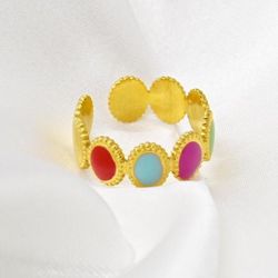 Colorful Dotted Ring