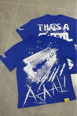 That's A Awful Lot of Cough Syrup Blue Graphic Tee