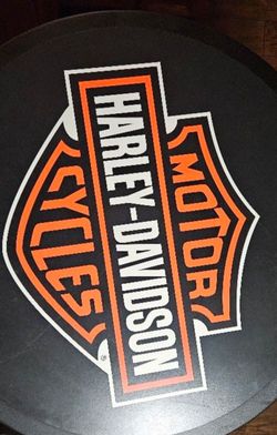 Unique Harley  Davidson table and stools