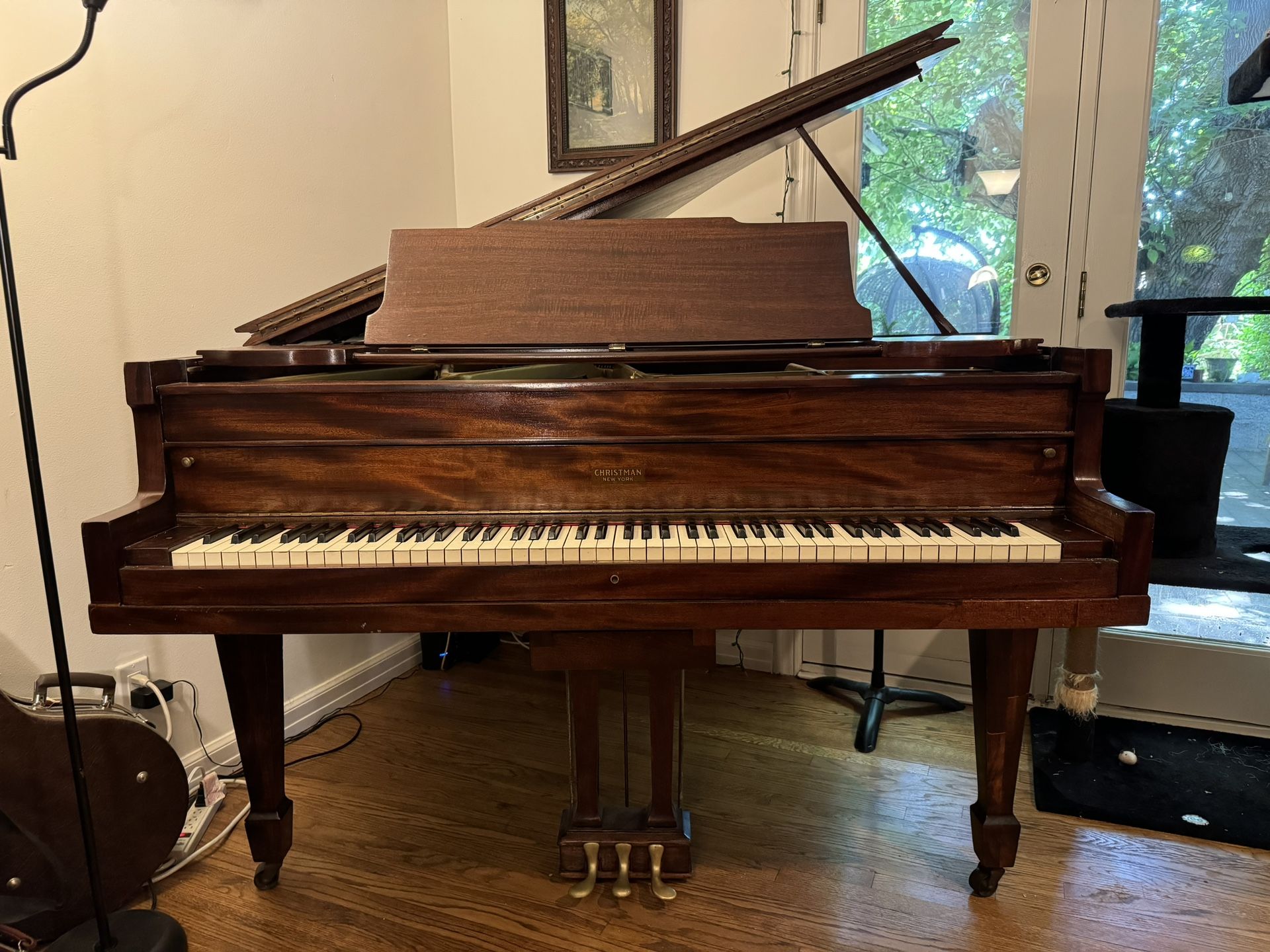 Antique Baby Grand Piano, Christman New York, 1922