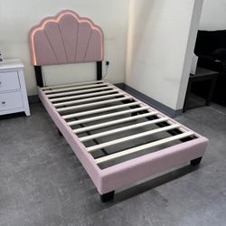 NEW TWIN BED FRAME WITH MATTRESS 