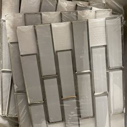 Glass Subway Tiles 4 Sheets