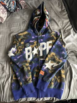 HERON PRESTON X BAPE HOODIE