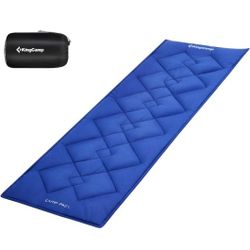 KingCamp CAMP PAD L Sleeping Mat for Camping Cot size 80 in x 30 in open box new selling for only $30