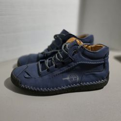 New Shion Fashion Sport Blue Boots 100% Caoutchouc Size 44 US 11