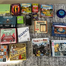 Board games - $5 to $10 Each