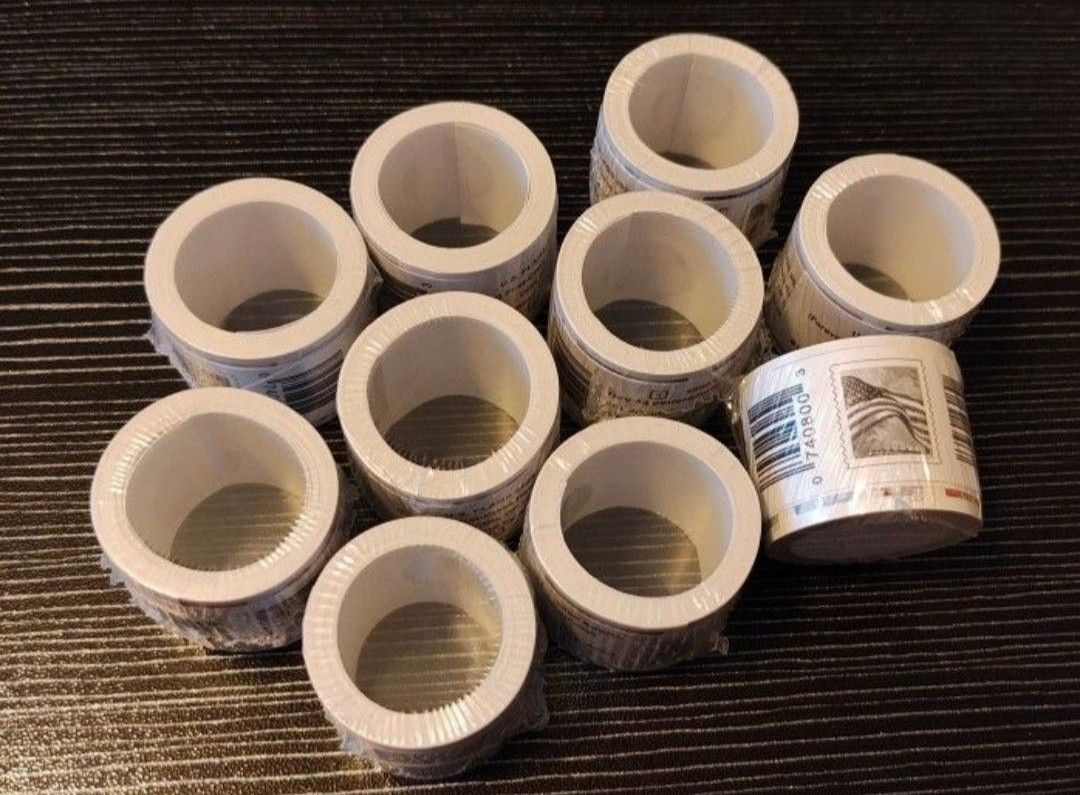Forever Stamps 10 Rolls 100 On Each Roll