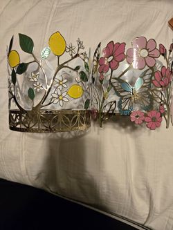 Bath And Body Spring Candle Holders Set Of 2