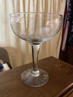 Big Wine Glass For Adorn Or Put Flower 