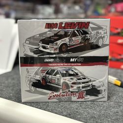 Sealed Inno64 1/64 Toyota Corolla AE86 Levin and Mitsubishi Lancer Evolution III 