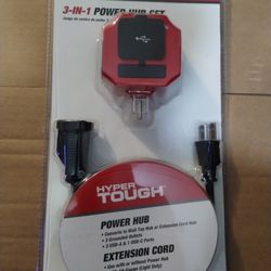 3 In One Power Hub Extension Cord 