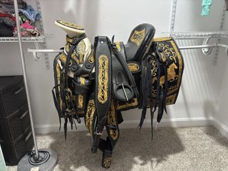 Charro Saddle Authentic, Silla Charra Autentica 