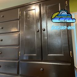 Black Wardrobe Pinewood Ropero Baby New Closet 