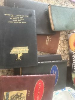 Vintage yearbook calendar lot of 7