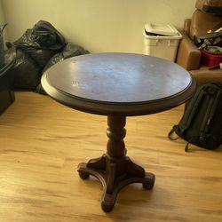 Round Wooden Table
