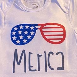Baby/toddler Memorial Day Shirt