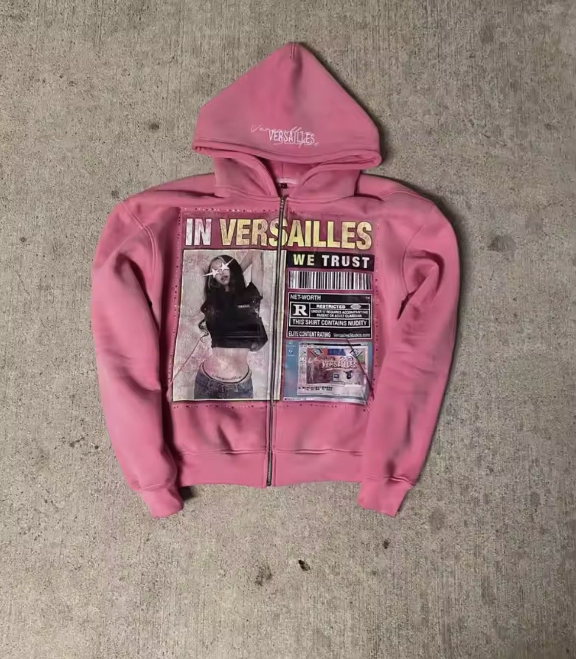 Hoodies Pink And Black Men’s / Women