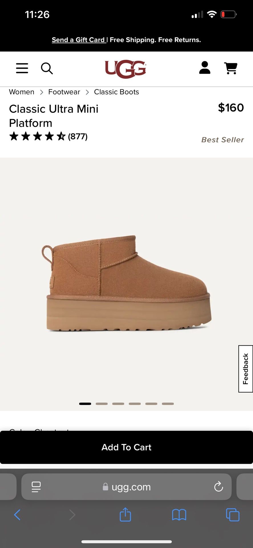 Mini Ugg Platform Boots