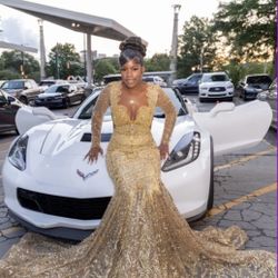 Gold Prom Dress