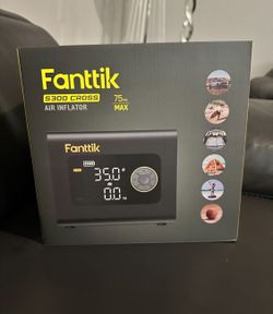 Fanttik S300 Cross Portable Tire Inflator,Paddle Board Pump W Light & Power Bank