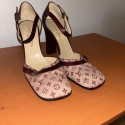 Vintage Louis Vuitton Monogram Heels