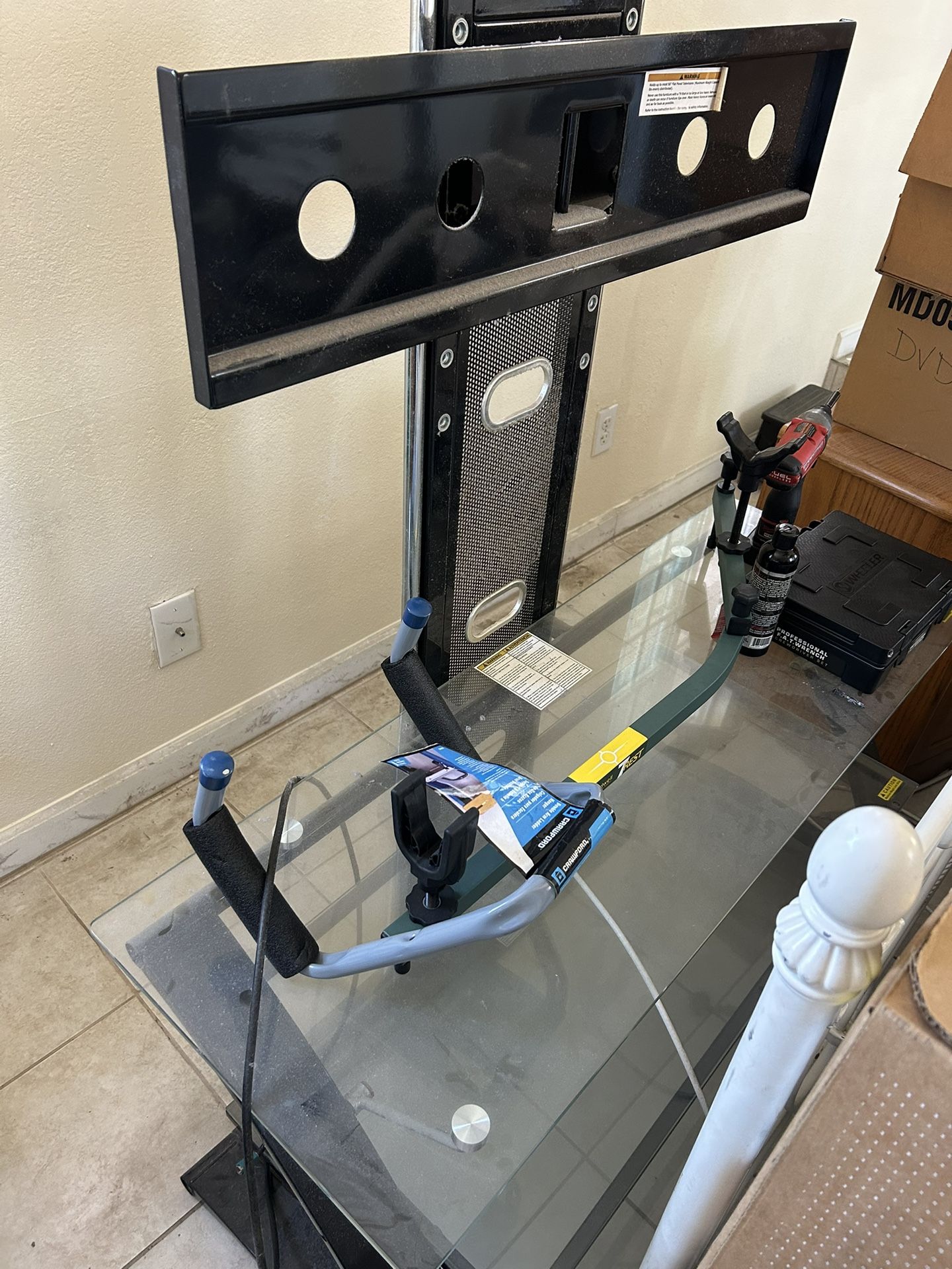 Glass Entertainment Center