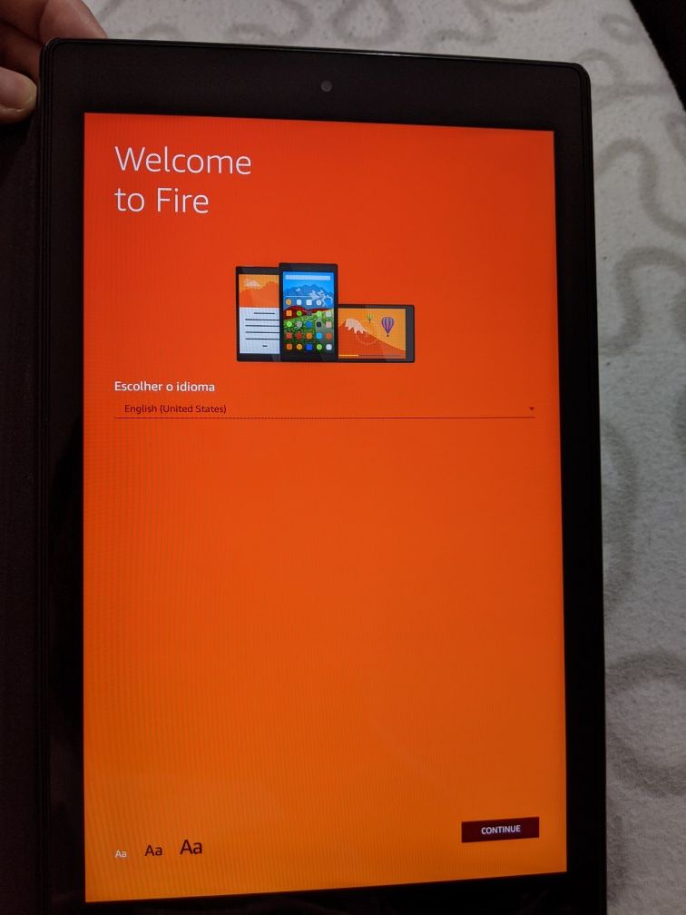 Amazon Kindle fire tablet