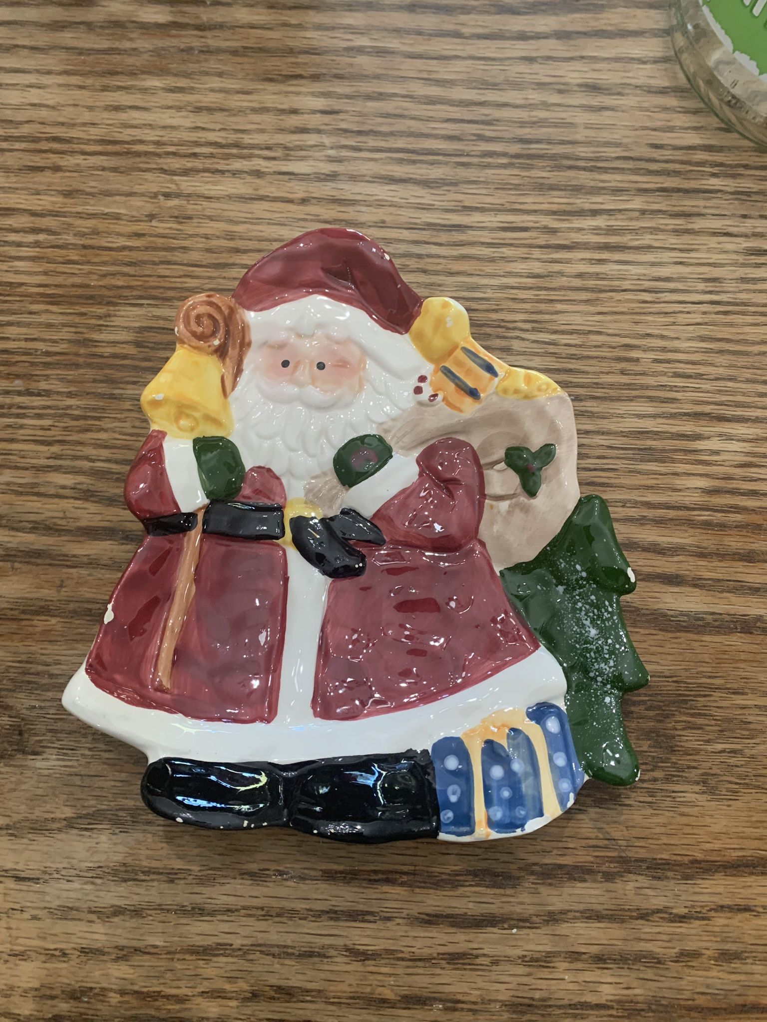 Santa spoon rest / plate
