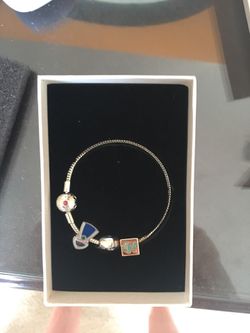 Disney Frozen silver charm bracelet