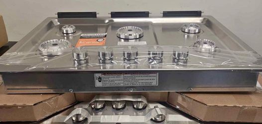 Stainless Steel 5-Burner Gas Cooktop