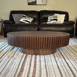 BRAND NEW UNUSED Oval Coffee Table