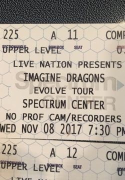 Imagine Dragons tickets best seats in the house
