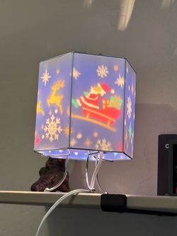 Magic shadowy lamp Christmas. Night light