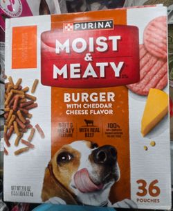 New, 36 Pouches Purina Moist & Meaty Dog Food. PLEASE READ DESCRIPTION