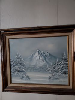 Oil Painting With Frame 23x27