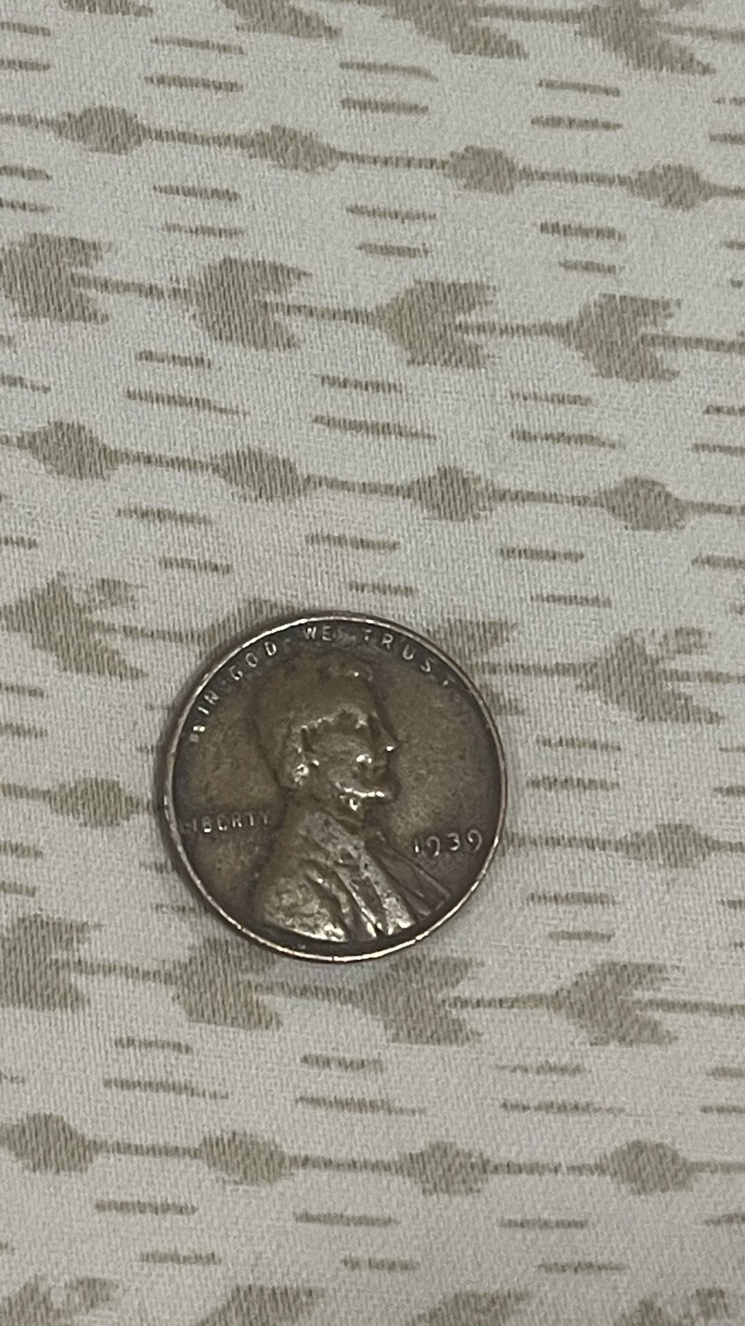 Coin,  1939 Wheat Penny HISTORICAL PIECE 